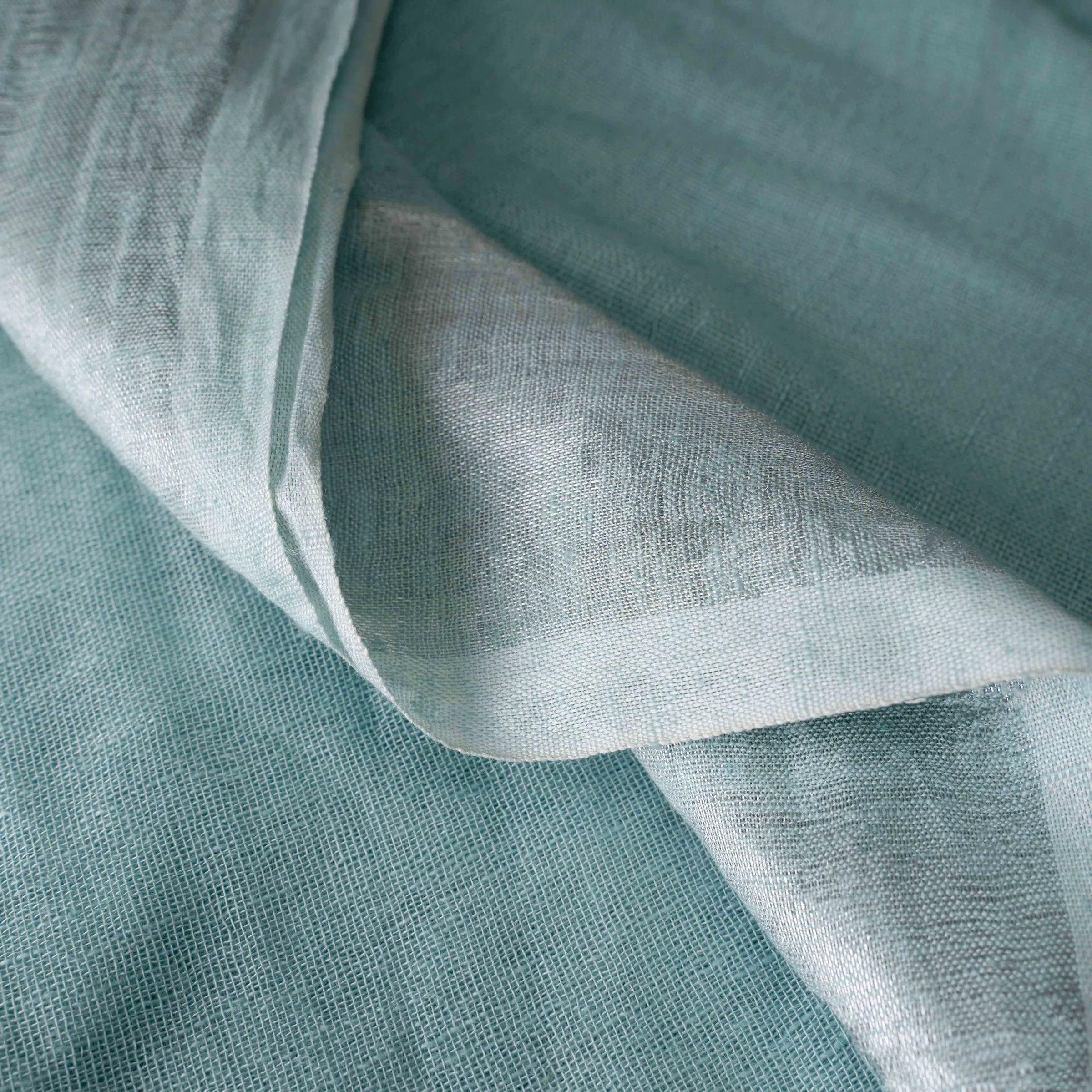 Plush Earthy Green 100% Organic Linen Saree